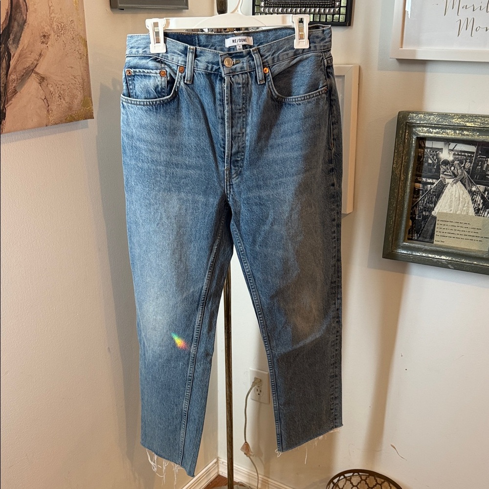 Re/Done 705 Stove Pipe Jeans. Size 29